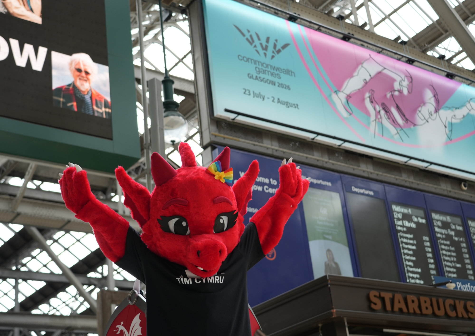 Team Wales Unveils Gwen the Dragon on St David’s Day as New Commonwealth Games Mascot